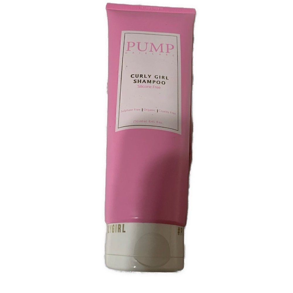 Pump Haircare Curly Girl Shampoo Silicone Sulphate Cruelty Free Organic 8.45 Oz